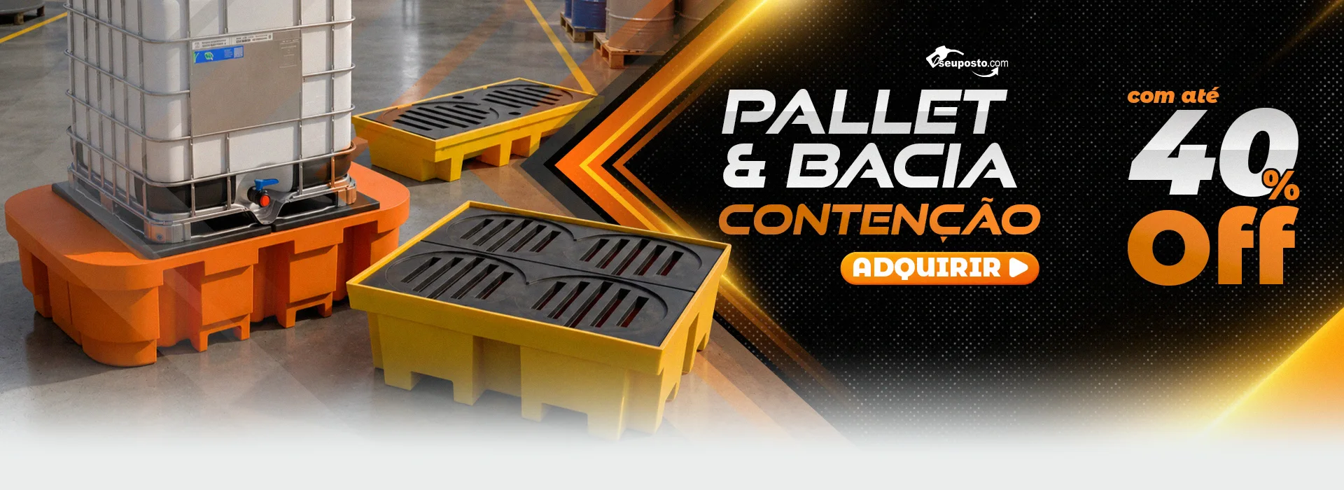 Full Banner Pallet de Contenção - CATEGORIA
