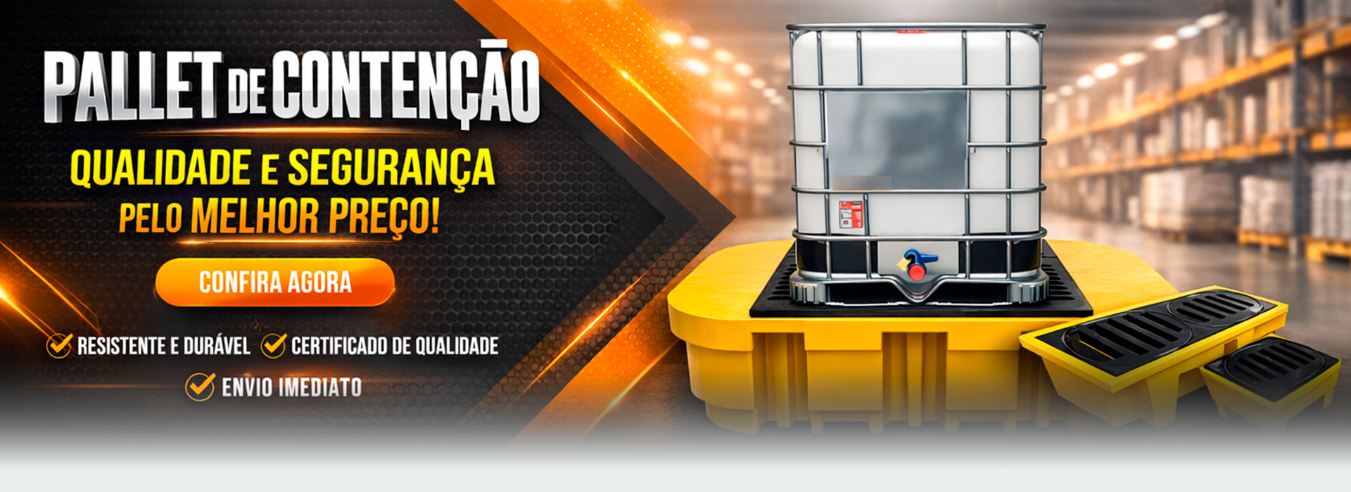 Full Banner Pallet de Contenção