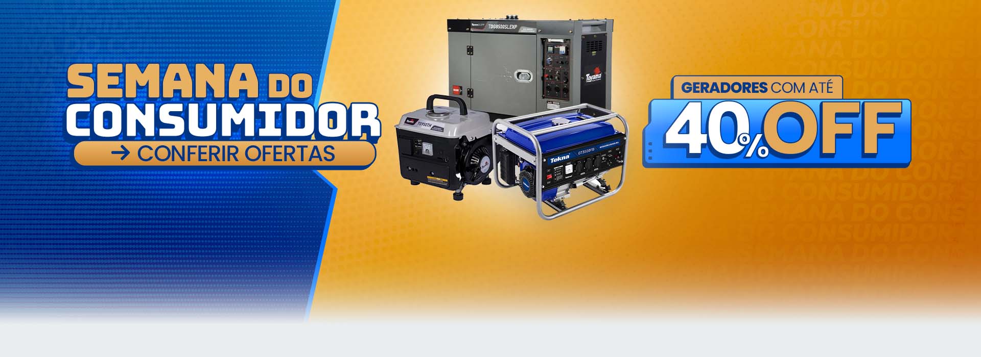 semana do consumidor geradores 2026