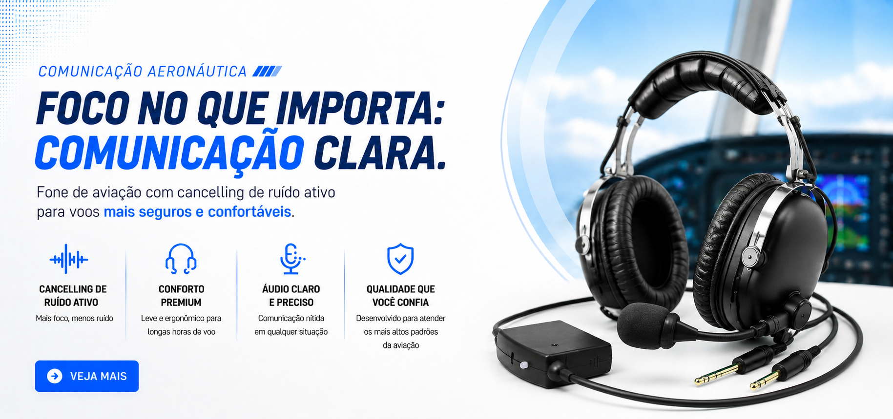 Headset com cancelling