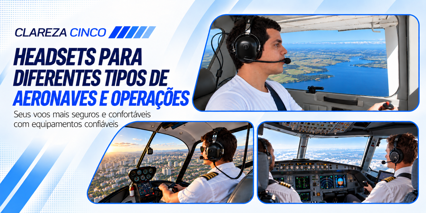 Pilotos e headsets