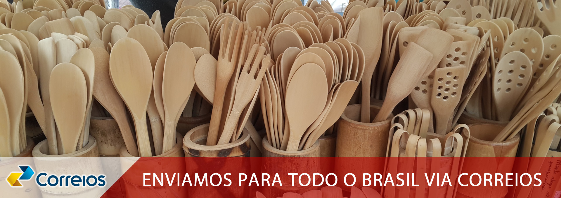 Destaque Colher de Bambu