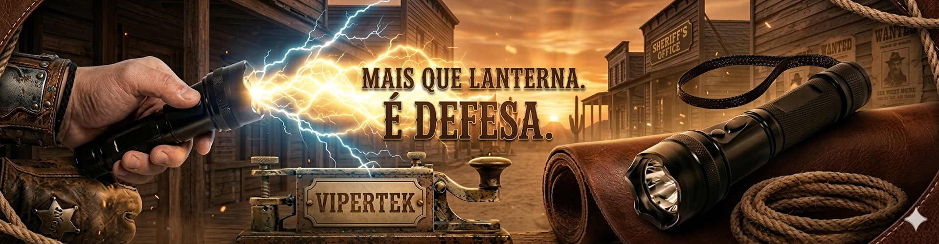 OLD WEST LANTERNA VIPERTEK