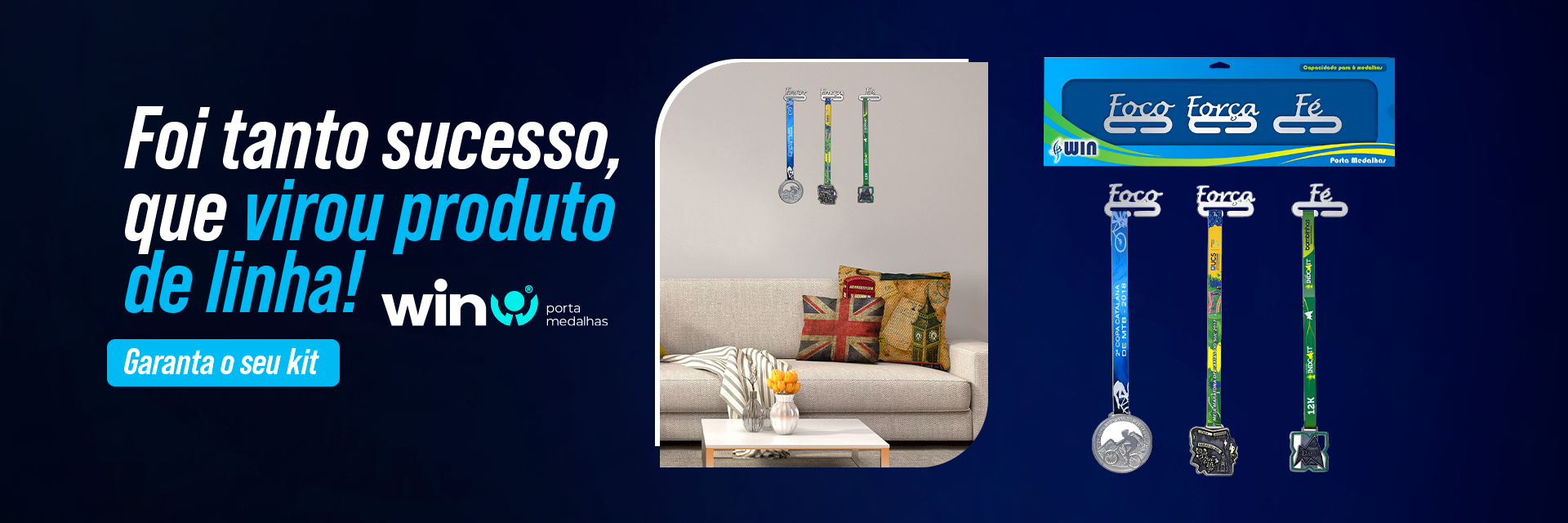 Banner Foco, Força e Fé