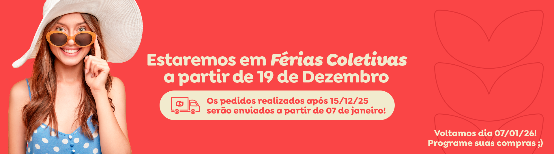 Estaremos em férias 2025