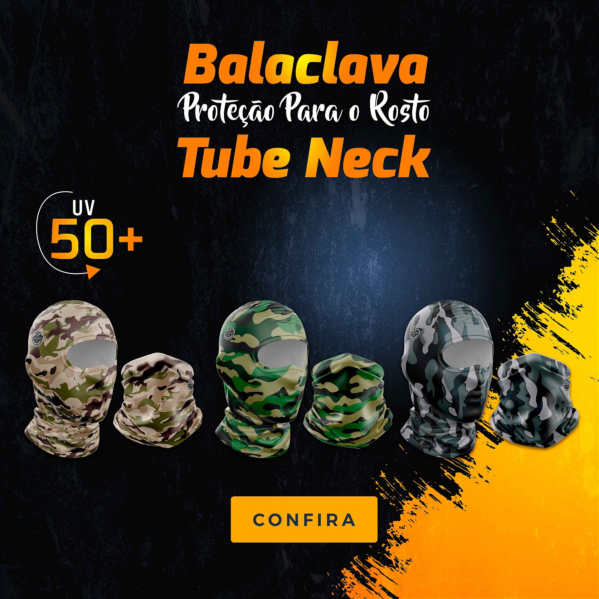 Balaclava Tube Neck touca Ninja Bandana mobile