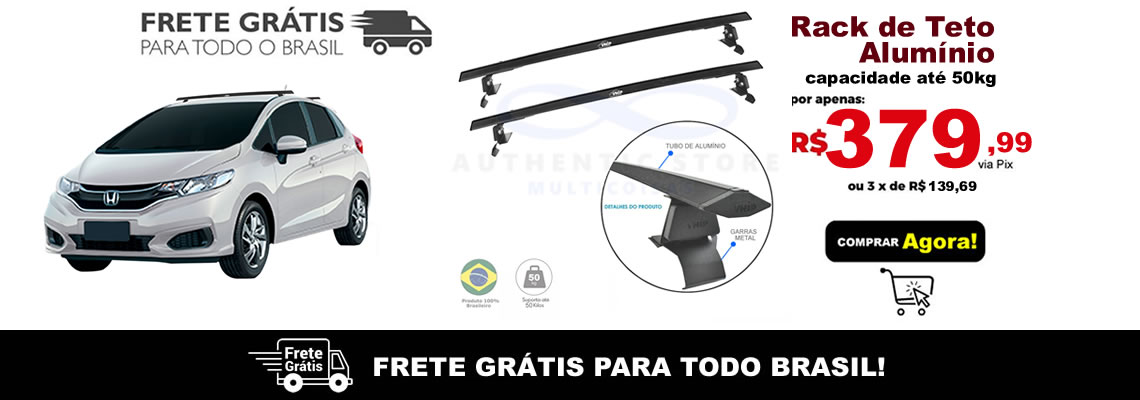 Rack de Teto Aluminio Esporte
