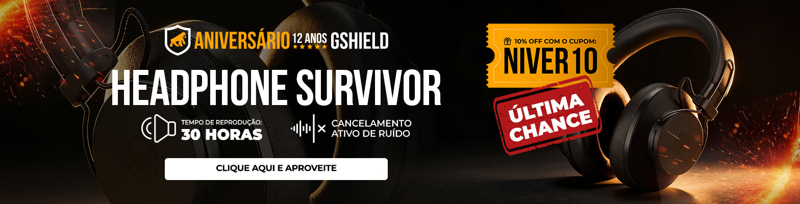 ANIVERSÁRIO 2026 - HEADPHONE SURVIVOR - UC
