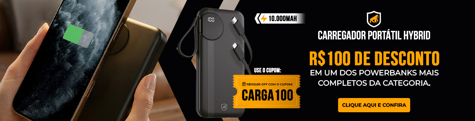 CARREGADOR PORTÁTIL HYBRID