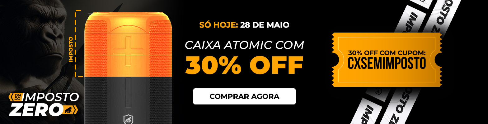 CAIXA ATOMIC SEM IMPOSTO