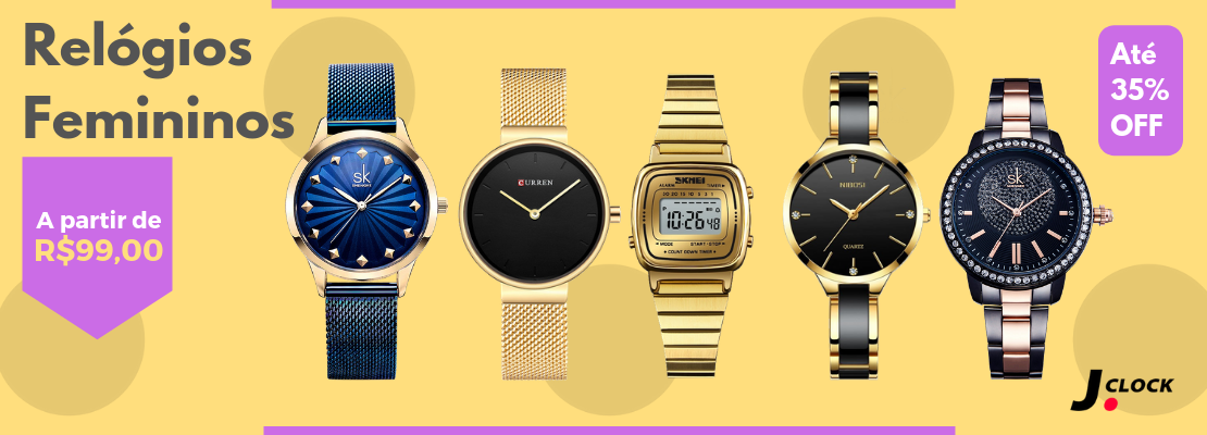 Slideshow Relógios Femininos