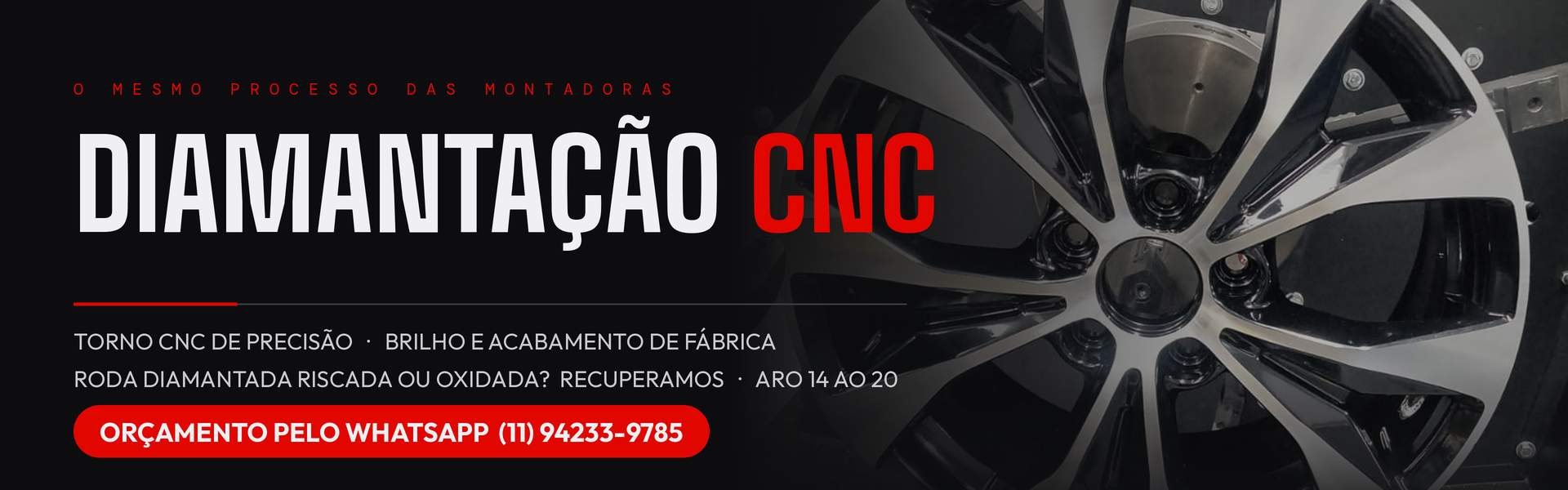 Diamantação Torno CNC