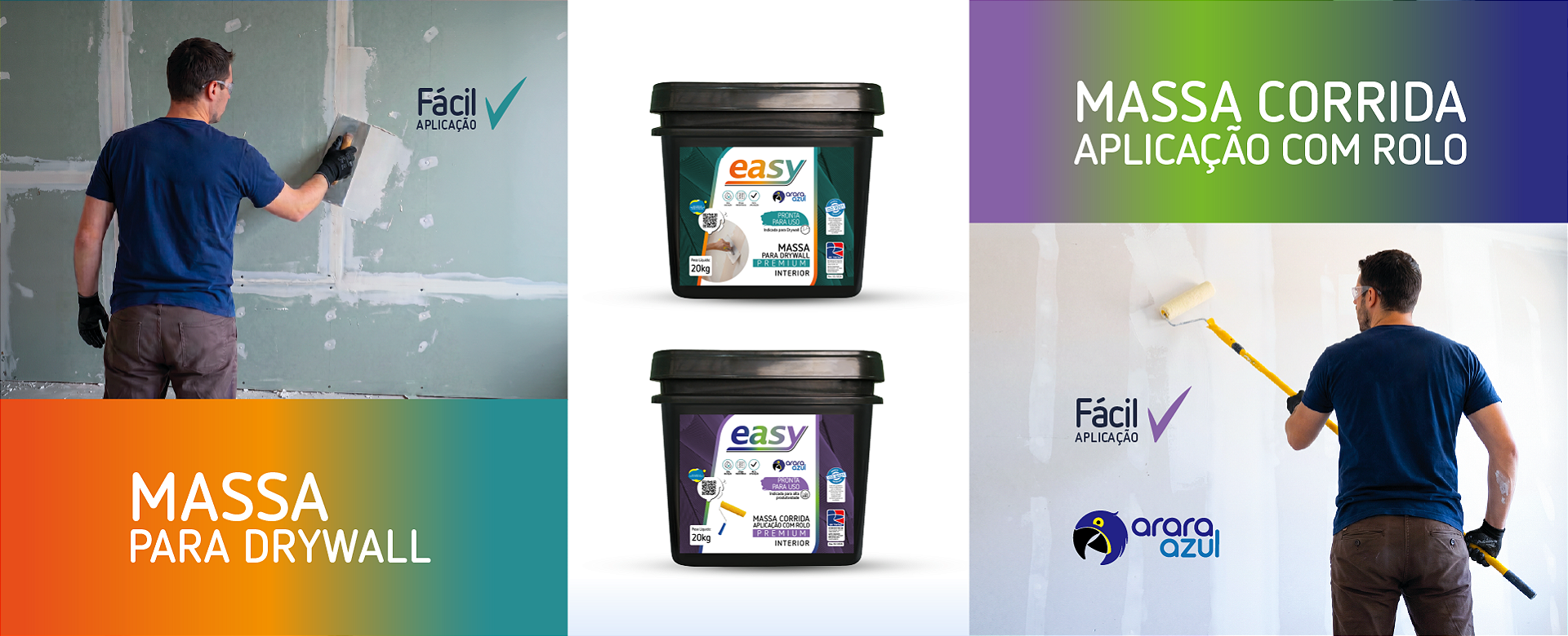 Massa-para-drywall-Massa-aplicacao-com-rolo-Arara-Azul-Tintas-BR-Tintas