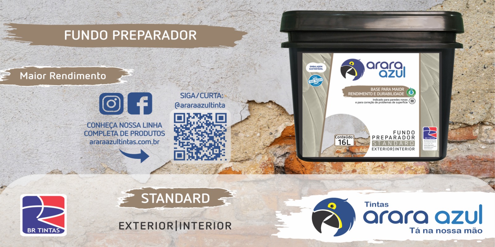 FUNDO PREPARADOR STANDARD ARARA AZUL
