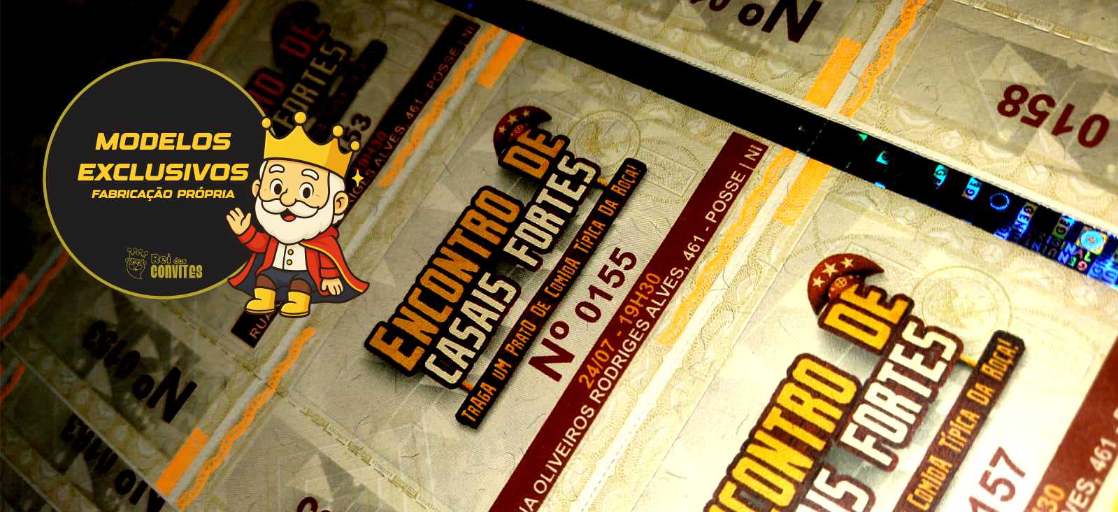 Ingresso moeda fabricação