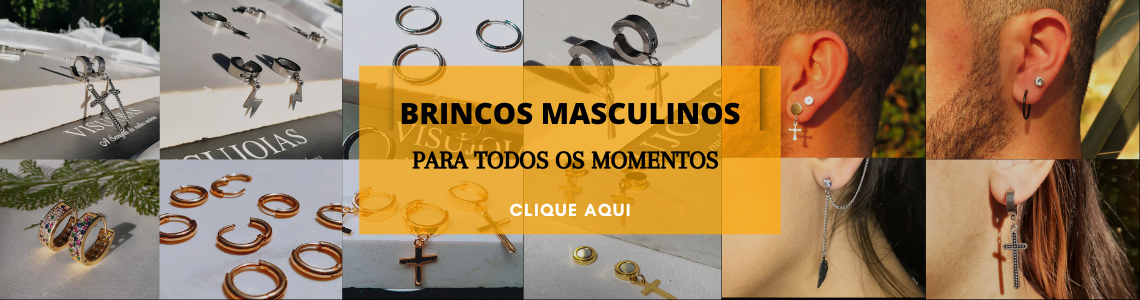 BRINCOS MASCULINOS