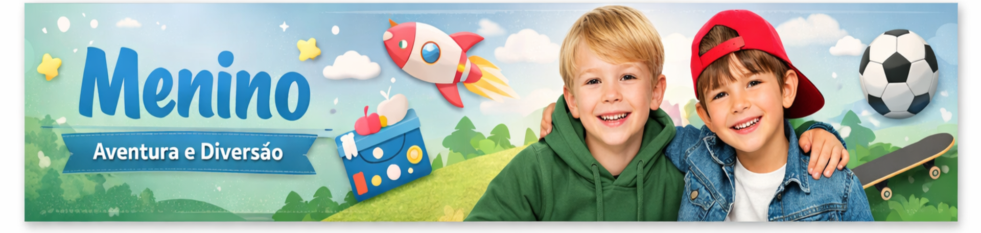 banner menino moda