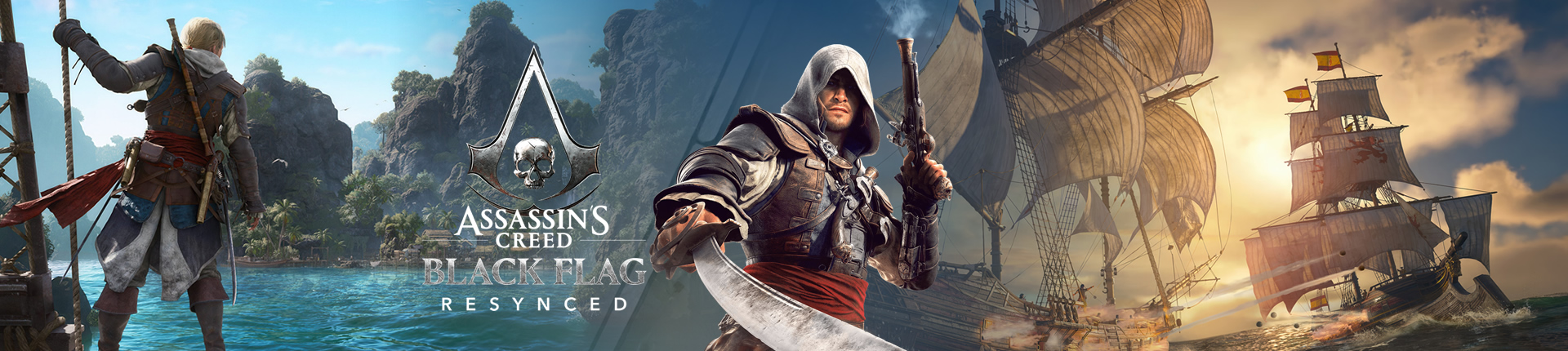 BANNER AC BLACK FLAG