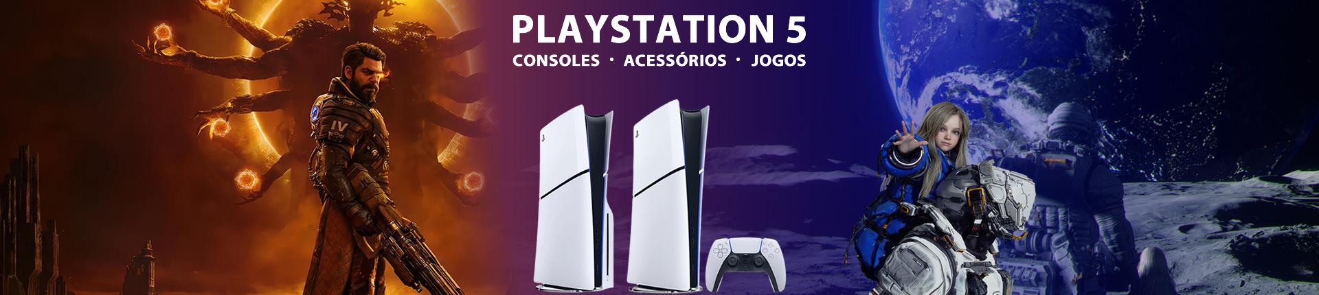 BANNER PS5 NOVOS JOGOS