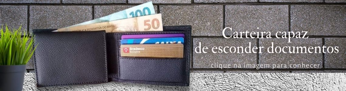 carteira esconde documentos