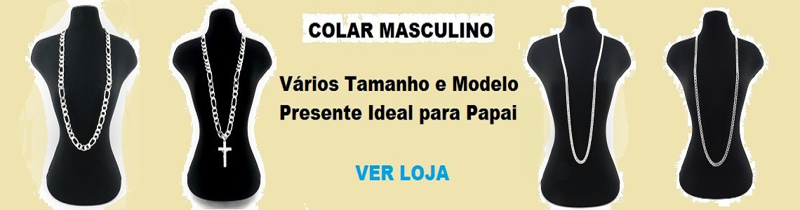 Corrente Masculina Folheada Prata