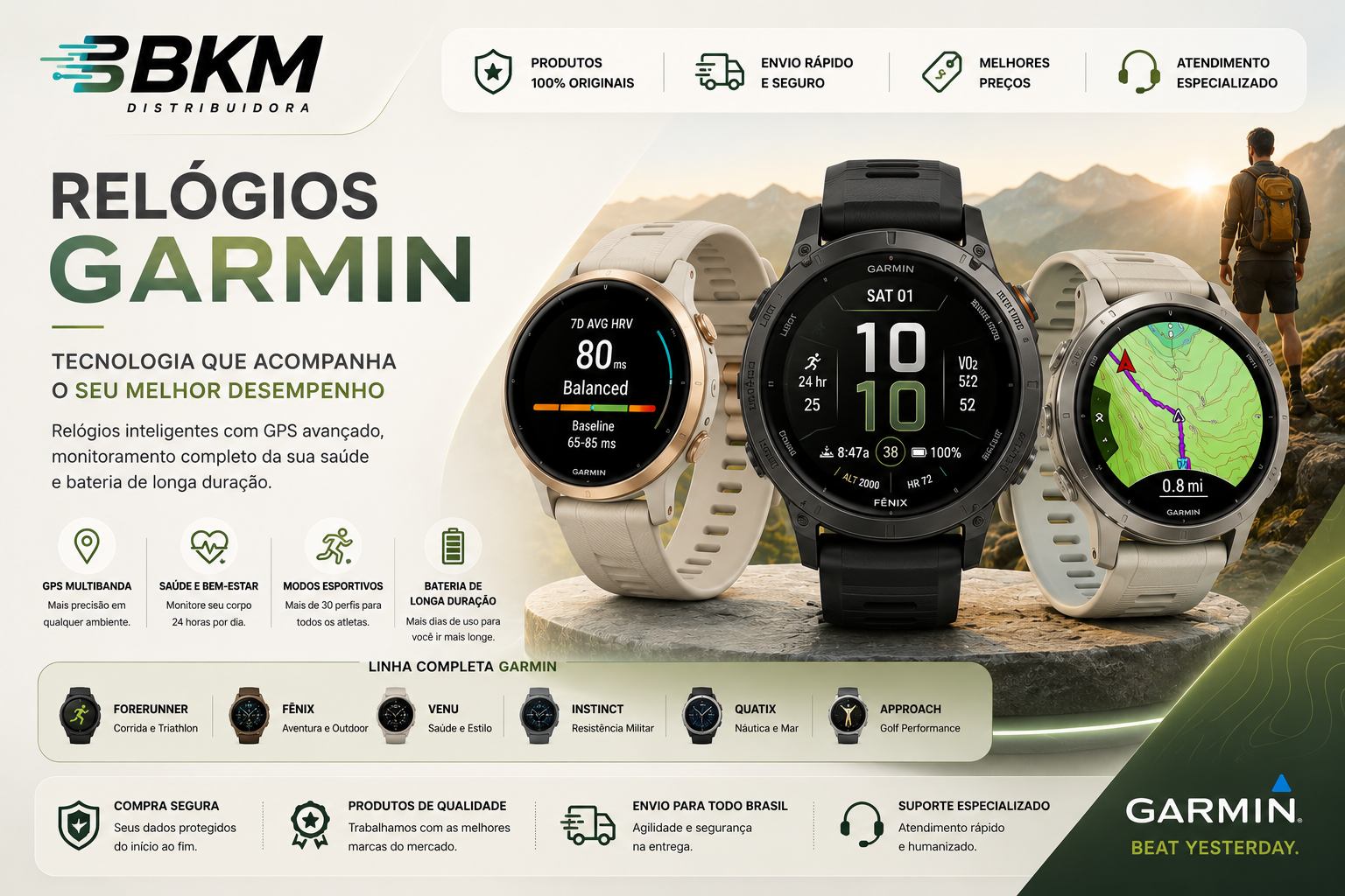 GARMIN RELÓGIO