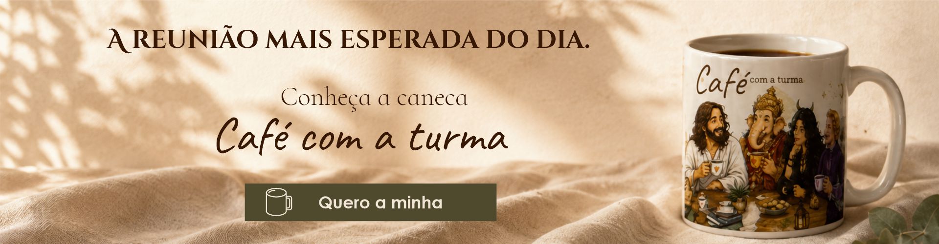 caneca café com a turma
