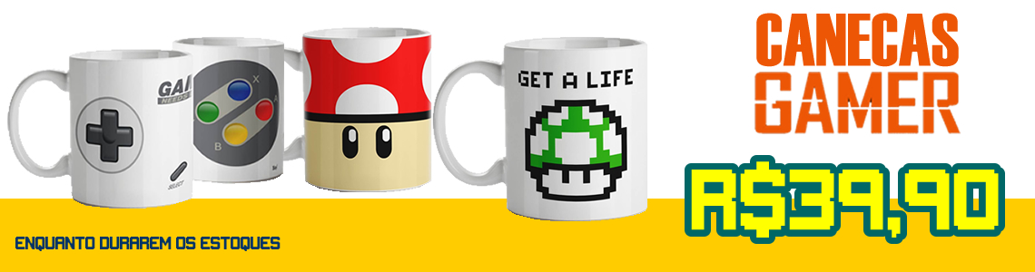 Canecas gamer
