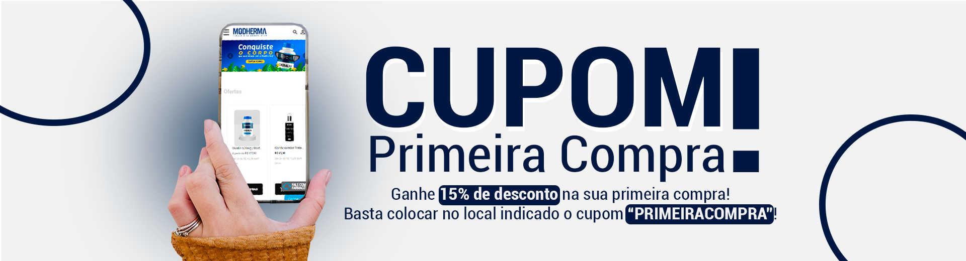 Cupom de Primeira Compra