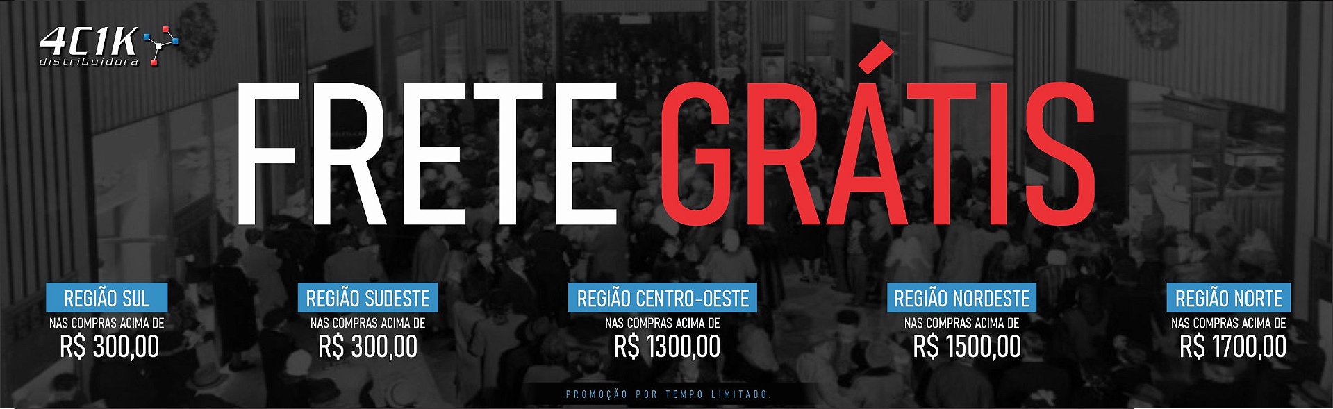 Nova condição Frete Gratis