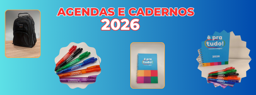 AGENDAS E CADERNOS 2026