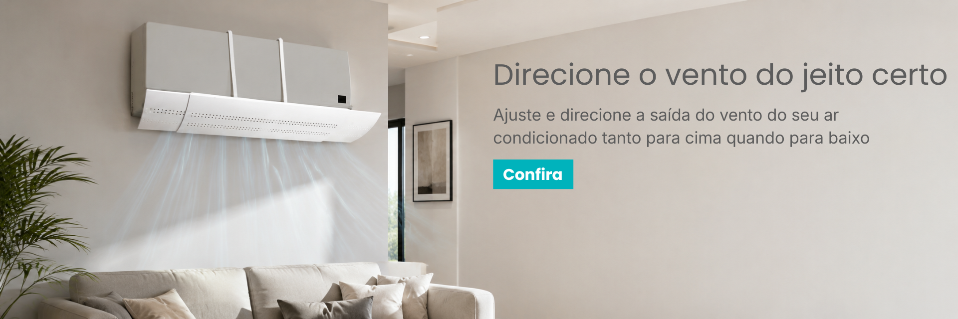 Defletor ar condicionado