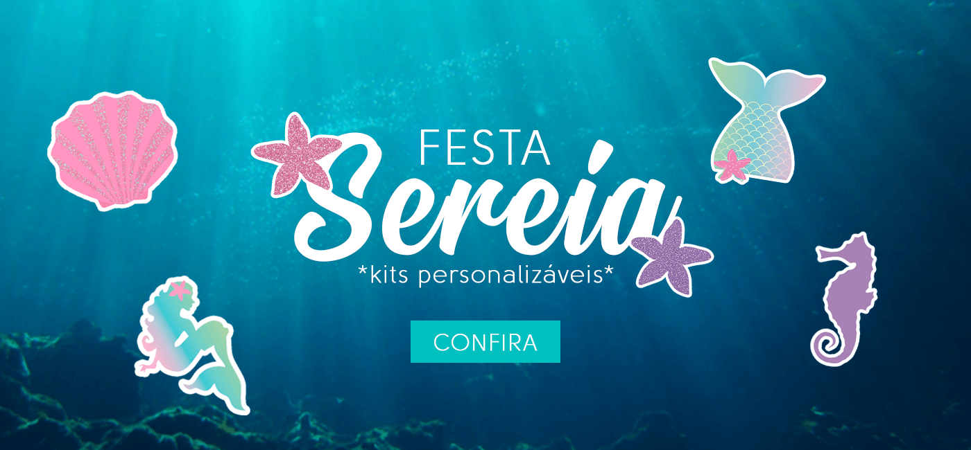 Lembrancinha Festa Sereia