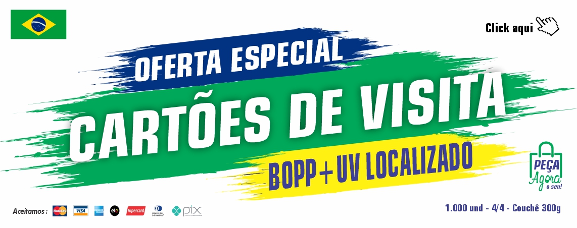 Cartões de Visita BOPP