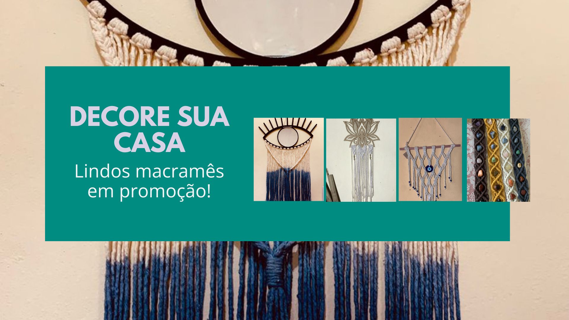 Decoração com macramês