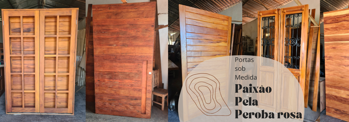 Portas Paixão Pela Peroba Rosa