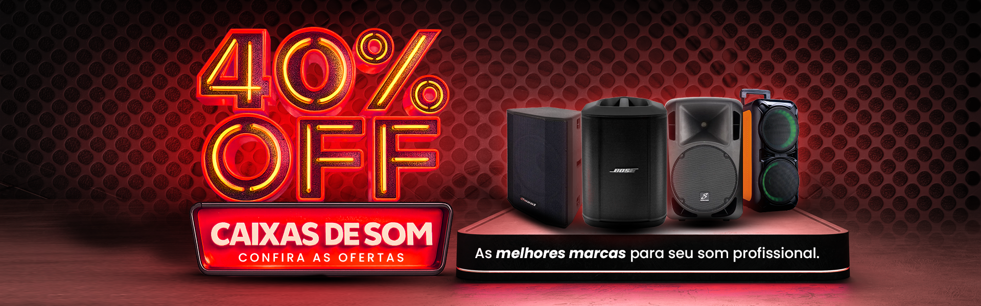 Promo Caixa de som