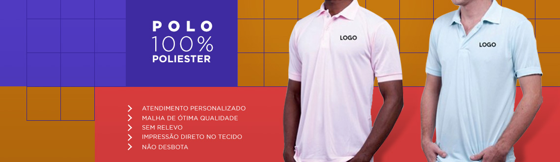 Camiseta Polo 100% Poliester