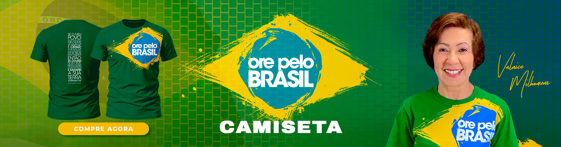 Camiseta Ore Pelo Brasil
