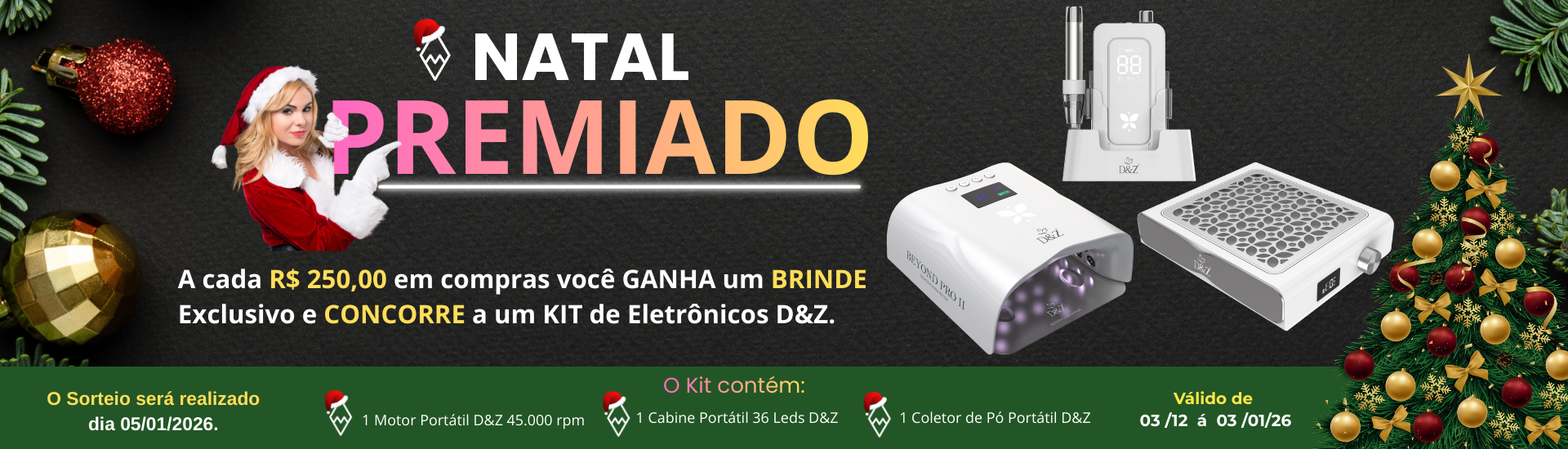 full banner natal sorteio