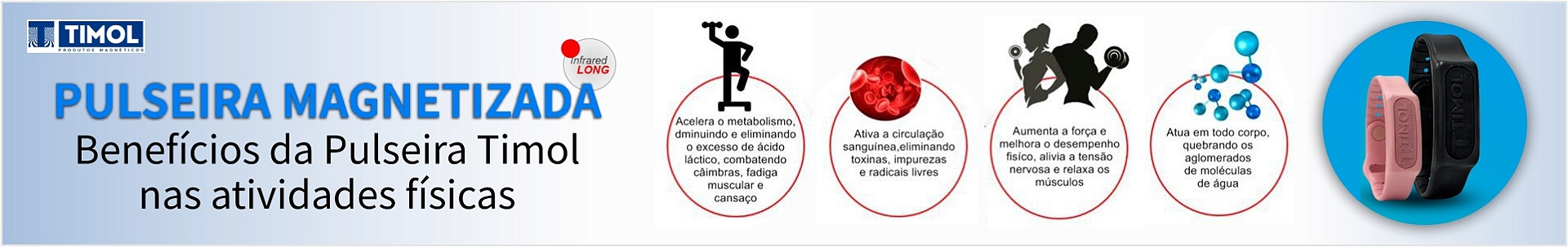 Pulseira Magnetizada