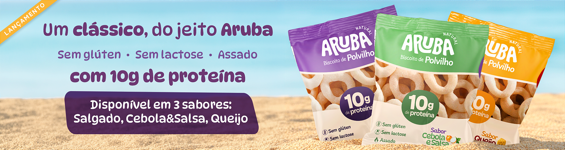 Lançamento Polvilho com Proteína