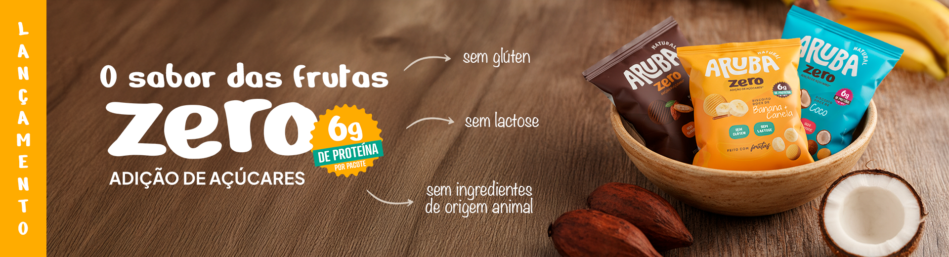 LANÇAMENTO ZERO PROTEICO