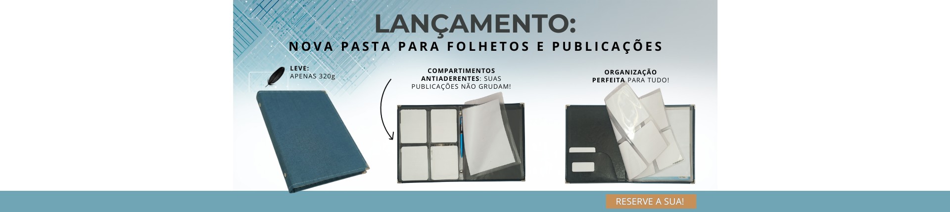 Pasta para Folhetos e Publicações