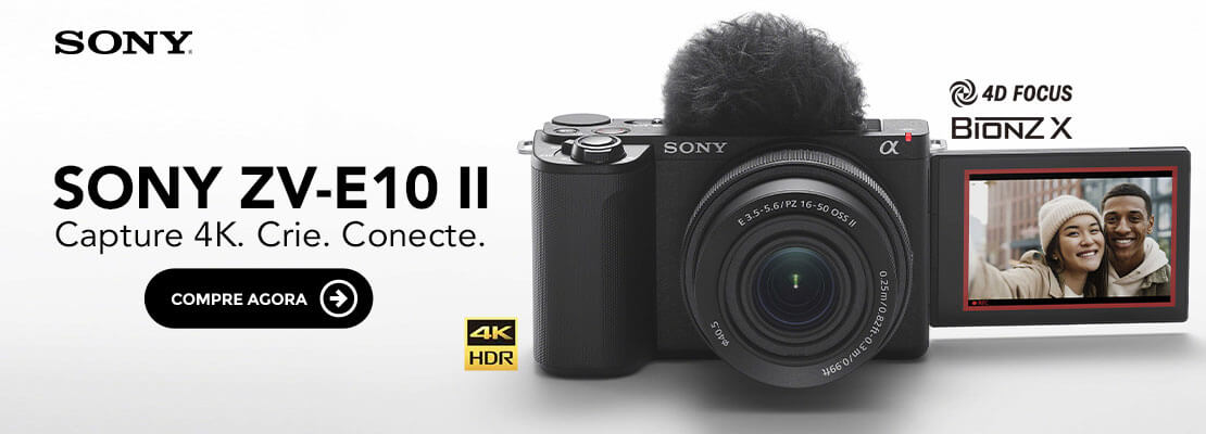 Sony ZV-E10 II com. Lente 16-50mm