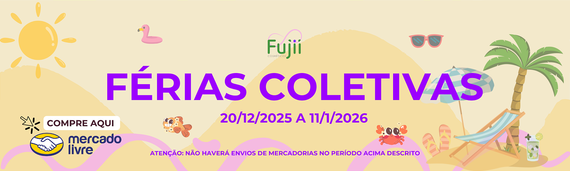 FÉRIAS COLETIVAS 2025/2026