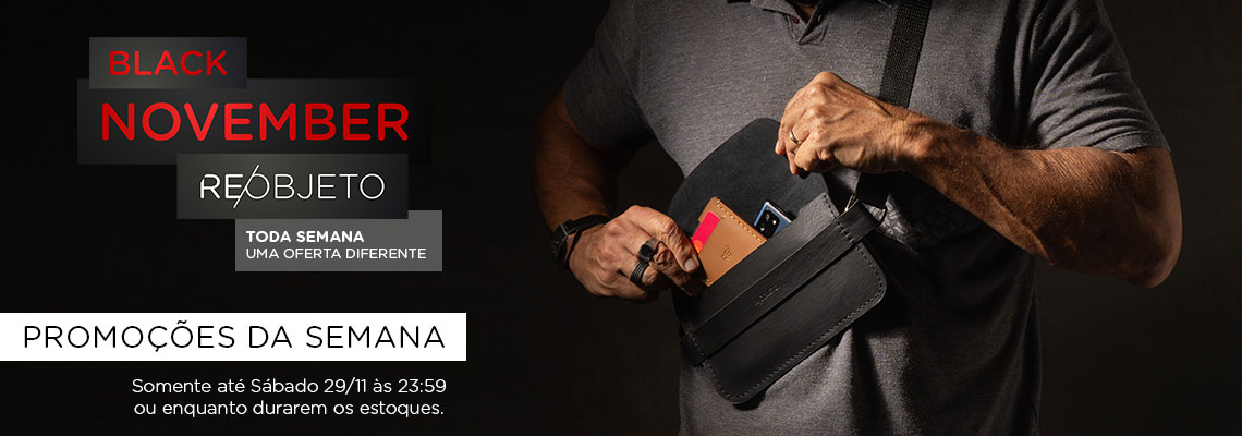 PEQ - Black November 25 - Bolsa Giro Preto