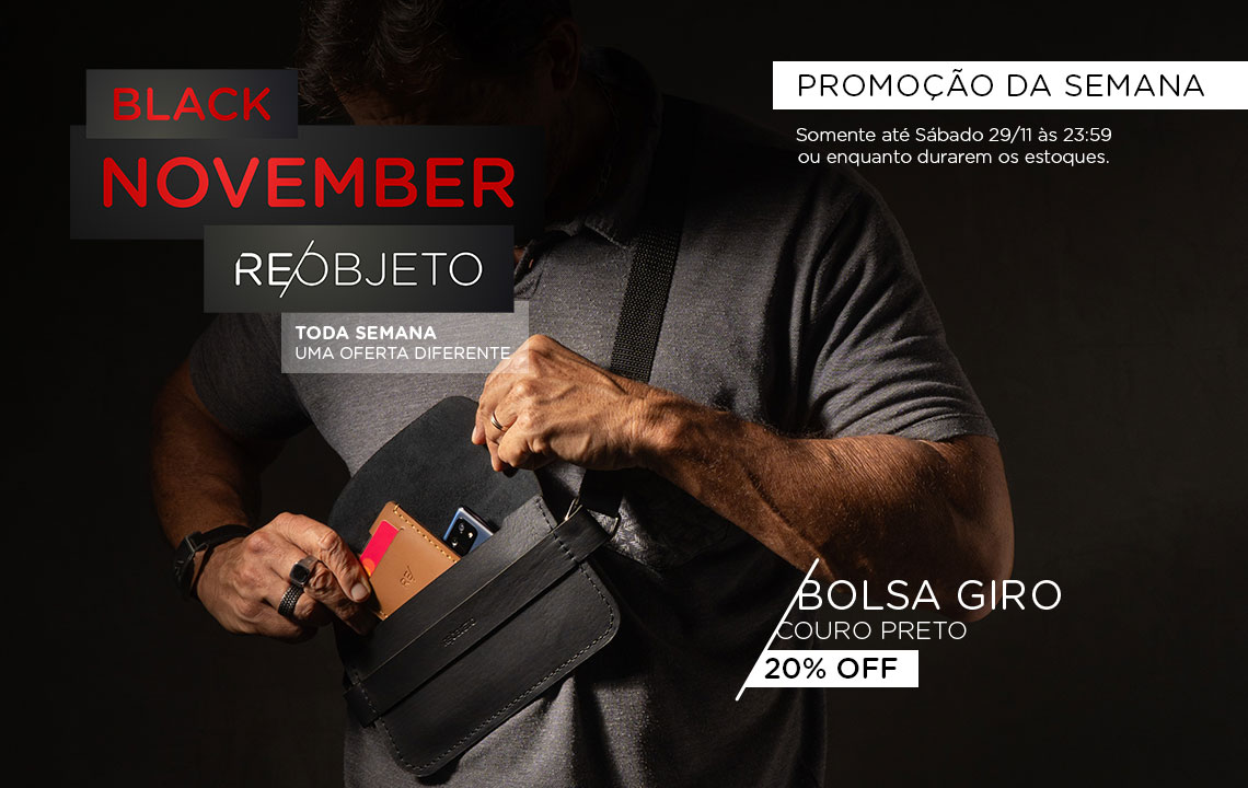 Black November 2025 - Bolsa Giro Preto