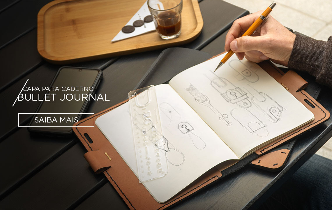 Capa de caderno Bullet Journal