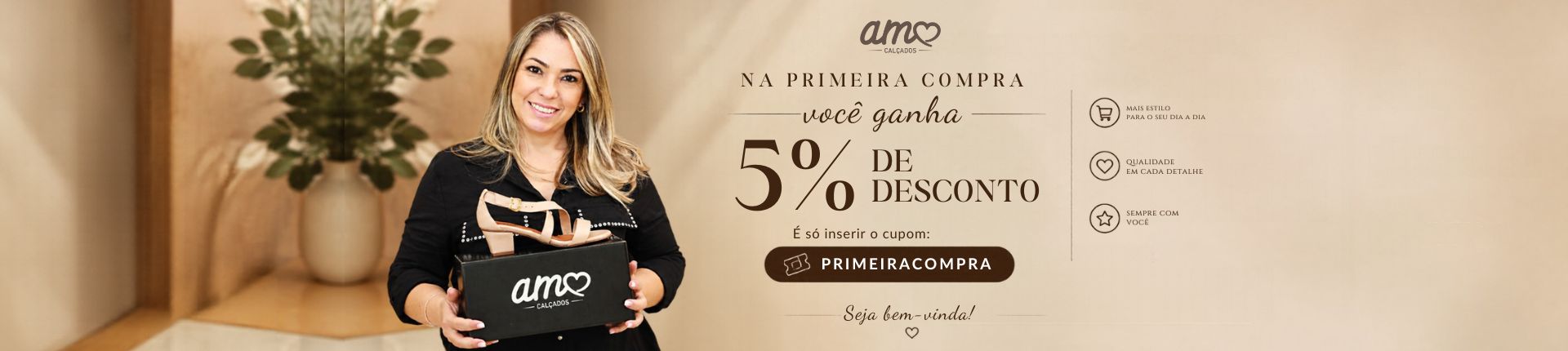 Desconto Primeira compra